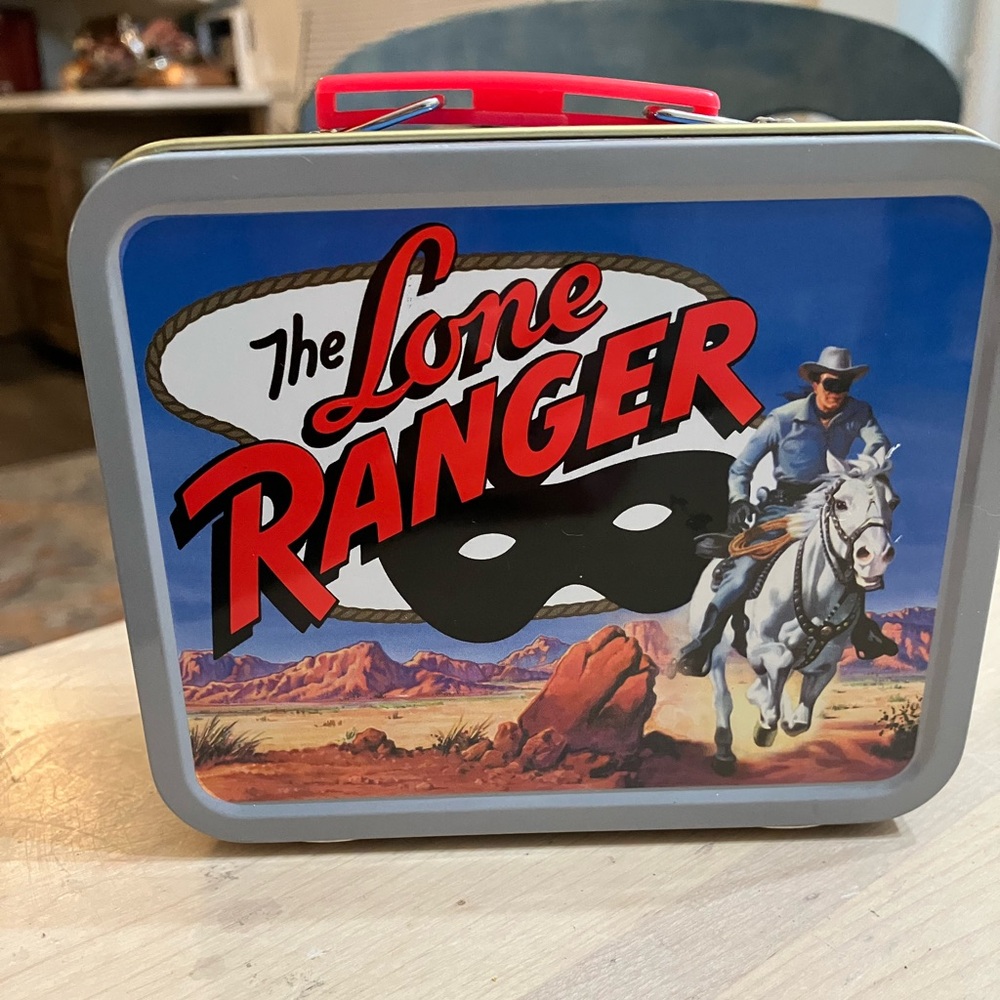Vintage The Lone Ranger Mini Tin Lunchbox